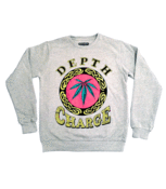 Image of DEPTH CHARGE CREWNECK SWEATSHIRT - Grey