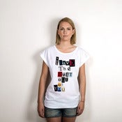 Image of I love the shit.. - ( Rolled Sleeve Woman )