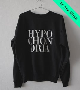 Image of HYPOCHONDRIA BLACK SWEATSHIRT