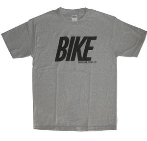 Image of Men's Bike save gas stay fit shirt