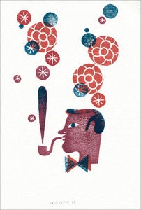 Image of Flores de humo - Original Monotype