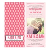 Image of Pretty in pattern: Ikat Invitation Wedding Suite