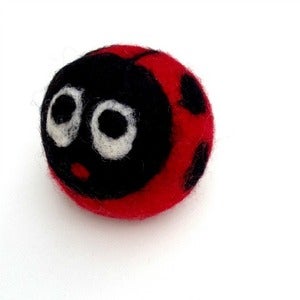 Image of Handmade Felt Ladybug