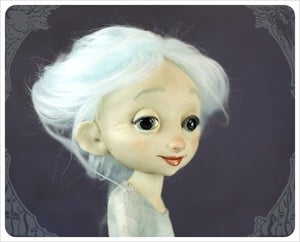 Image of SOLD! ~ Blue Moon - Luna Lady Doll by the Filigree