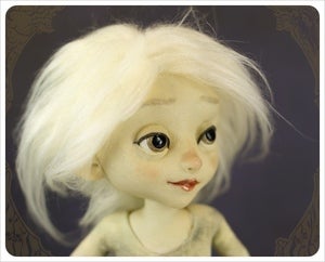 Image of SOLD - Powder Moon - Luna Lady Doll by the Filigree