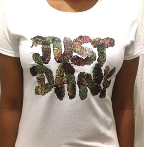 Image of JUST DANK BUD LOGO TEE (GIRLS)