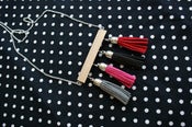 Image of Confetti Tassle Necklace (a)