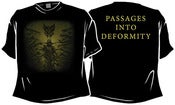 Image of T-Shirt Passages Into Deformity - Cover Art