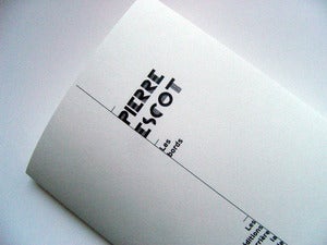 Image of Pierre Escot • Les bords