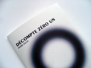 Image of Pierre Escot • Décompte zéro un