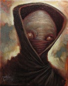 Image of SPACE WITCH- original oil study