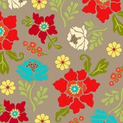 Image of Grey Large Floral from Summer House  5983-99