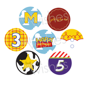 Image of Mix and Match Toy Story Cupcake Topper Pack: Woody, Buzz & Jessie