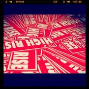 Image of Red Bar Stickers