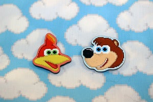 Image of bk acrylic pin set