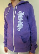 Image of Alternative Earth Rocky Eco-Fleece Zip-Up Hoodie PURPLE