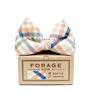 Image of spring plaid {KIDS bow tie}