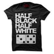 Image of Half Black/Half White Domino Shirt