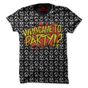 Image of Who Came To Party Black Shirt