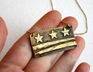 Image of DC Flag Necklace