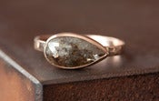 Image of Natural Chocolate Diamond Ring in 14kt Rose Gold