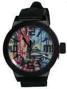 Image of "Subway Art" Streetwear Watch W/ Silicone Band