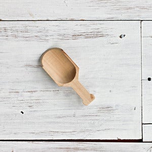 Image of Mini Flat Wooden Scoop