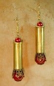 Image of Bullet Case Pearl Earrings