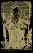 Image of Black Amerikkka Tour 2011: Huey T-Shirt (Black / Gold)