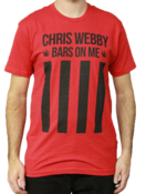 Image of Chris Webby Bars And Stripes T shirtw /leaf