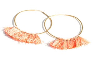 Image of Ornament Hoops Large Cochineal