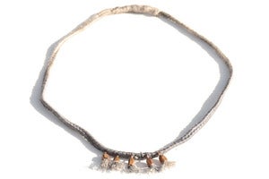 Image of Little Bell Necklace  grey  Iron/Logwood