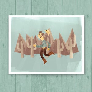 Image of Run, Cowboy, Run Print