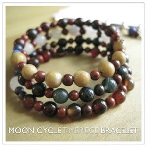 Image of Moon Cycle Timepiece Bracelet | Stone | One of a Kind | #1229