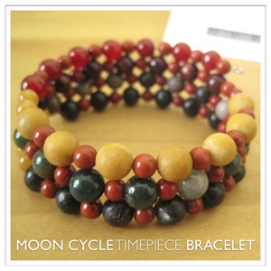 Image of Moon Cycle Timepiece Bracelet | Stone | One of a Kind | #1307
