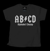 Image of AB-CD Alphabet Champ - Kid Rockers T-Shirt - Kids