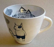 Image of Äntligen hemma / Home at last (bull-terrier)