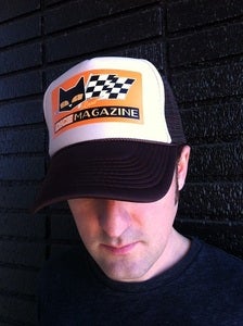 Image of DICE 'BLACK CAT' TRUCKER HAT