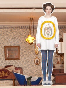 Image of Picture Frame T-shirt dress