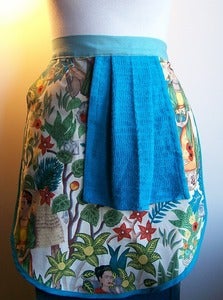 Image of Frida Kitchen Apron - Half