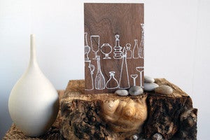 Image of BOHEME VENEER CARDS (SET OF 3)