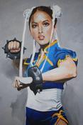 Image of Chun Li - Olivia Munn Portrait (Original)