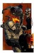 Image of ROBOCOP vs TERMINATOR - COLORED PRINT
