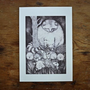 Image of Print ~ Fatty Cat & Shrew