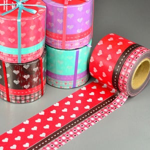 Image of Hearts Big + Small Washi Tape