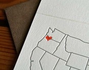 Image of heart over portland
