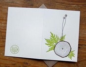 Image of tree letterpress Card
