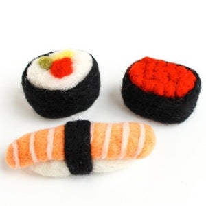 Image of Assemble Crafting Kit: Needle Felted Sushi