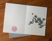 Image of valentine lettepress love birds