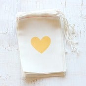 Image of NEW - Yellow Heart Bags